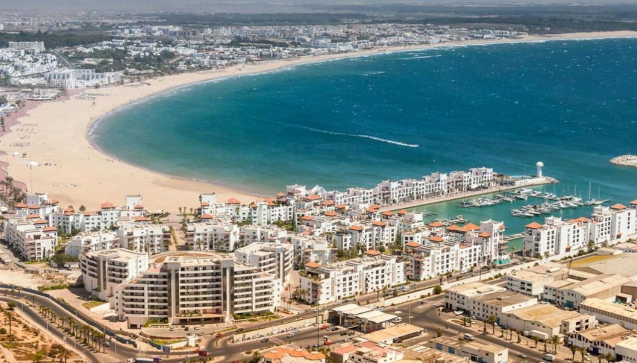 Luxury Apartment 105Sqm Terrace Seafront Wifi Unlimited Agadir Buitenkant foto