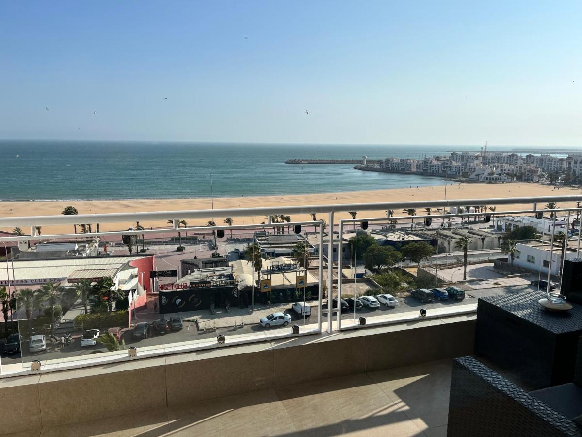 Luxury Apartment 105Sqm Terrace Seafront Wifi Unlimited Agadir Buitenkant foto